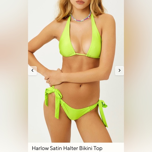 Frankie's Bikinis Other - Frankie’s bikinis Harlow satin halter bikini Never worn